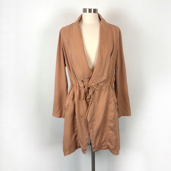 Max Jeans Jackets & Blazers - Max Jeans Peach Tencel Tie Front Jacket Med